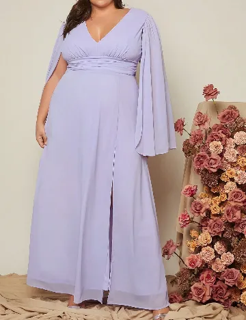 Rochie lunga SHEIN CURVE, lila