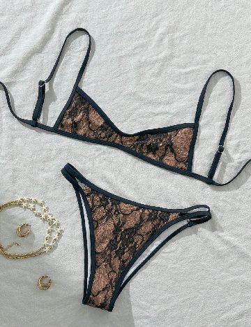 Costum de baie SHEIN, negru