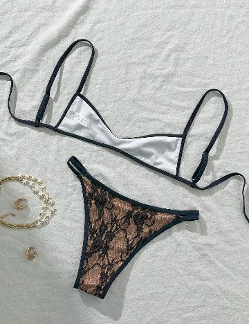 Costum de baie SHEIN, negru