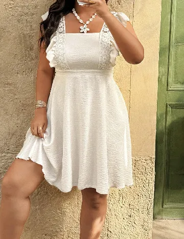 Rochie scurta SHEIN CURVE, bej