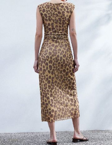 Rochie medie SHEIN, animal print
