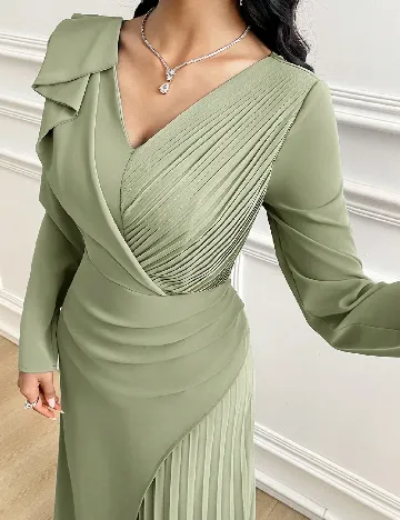 Rochie lunga SHEIN, verde