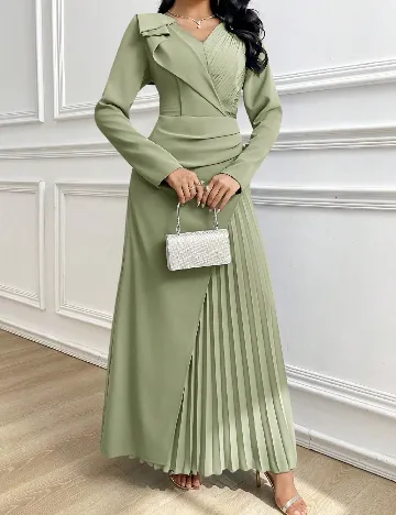 Rochie lunga SHEIN, verde