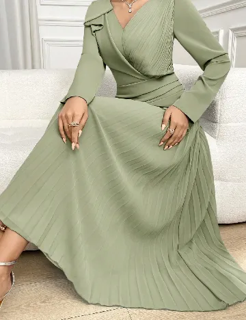 Rochie lunga SHEIN, verde