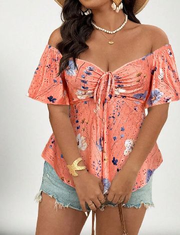 Bluza SHEIN CURVE, corai