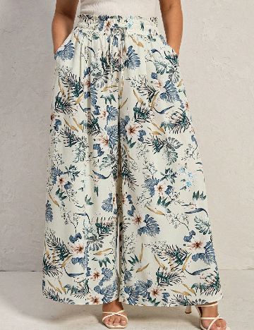 Pantaloni SHEIN CURVE, floral print