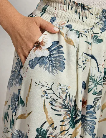 Pantaloni SHEIN CURVE, floral print