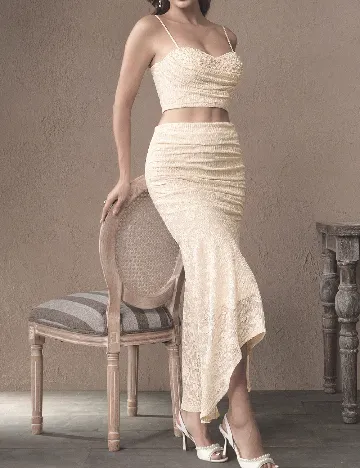 Compleu Savoree, ecru