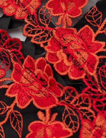 Top SHEIN CURVE, negru