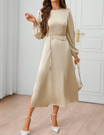 Rochie medie SHEIN, bej