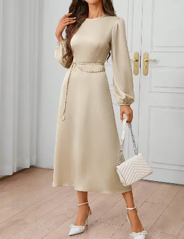 Rochie medie SHEIN, bej