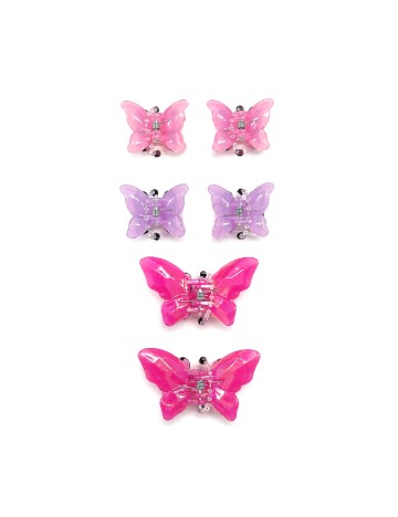 Set clame de par 6 bucati Little Concepts, mix culori