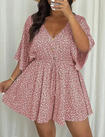 Salopeta SHEIN CURVE, roz