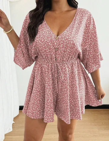 Salopeta SHEIN CURVE, roz