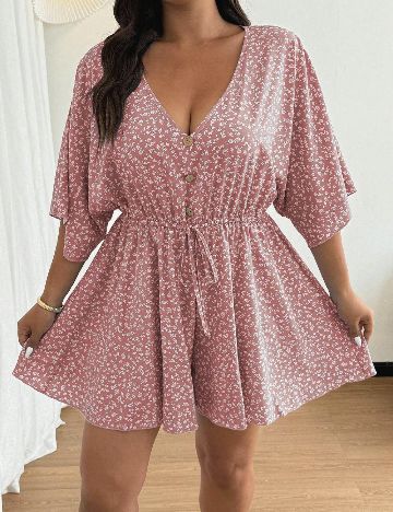 Salopeta SHEIN CURVE, roz