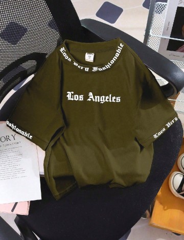 Tricou Shein Kids, verde