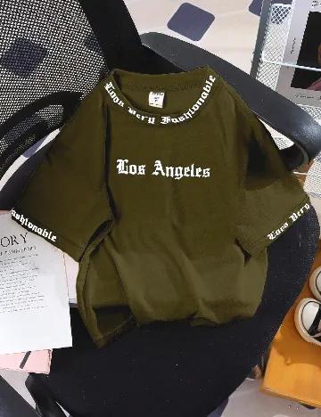 Tricou Shein Kids, verde