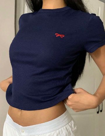 Top SHEIN, bleumarin