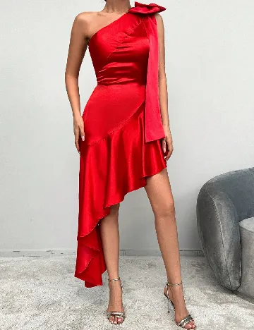 Rochie medie SHEIN, rosu