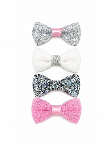 Set clame de par 4 bucati Little Concepts, mix culori