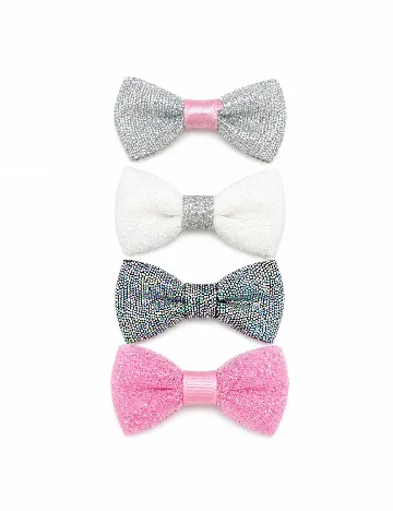 Set clame de par 4 bucati Little Concepts, mix culori