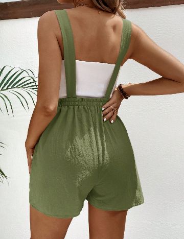 Salopeta SHEIN Maternity, verde