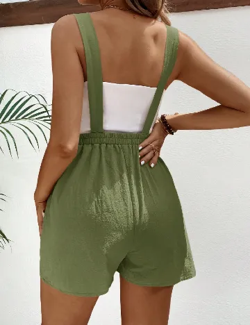 Salopeta SHEIN Maternity, verde