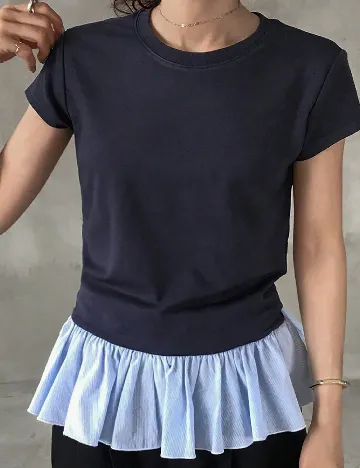 Bluza Friful, bleumarin