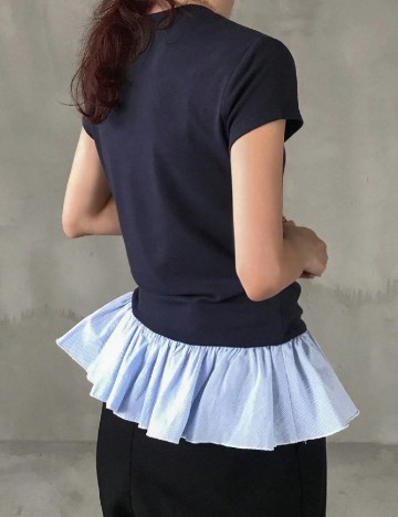 Bluza Friful, bleumarin