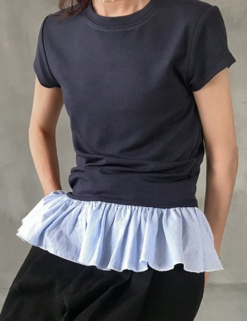 Bluza Friful, bleumarin