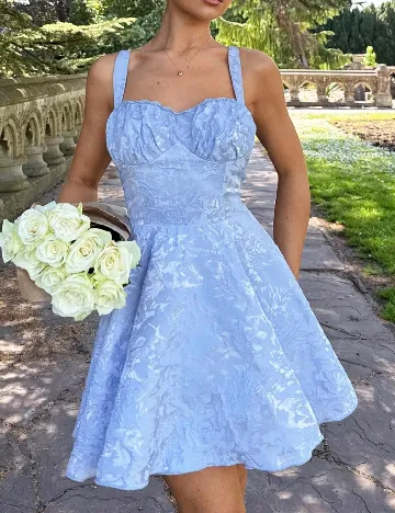 Rochie scurta SHEIN, bleu