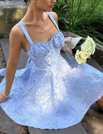 Rochie scurta SHEIN, bleu