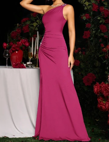 Rochie lunga Emery Rose, roz