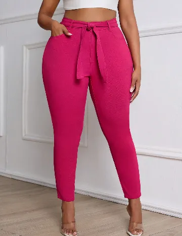 Pantaloni SHEIN CURVE, roz