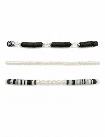 Set Bratari 3 bucati Trendz, mix culori