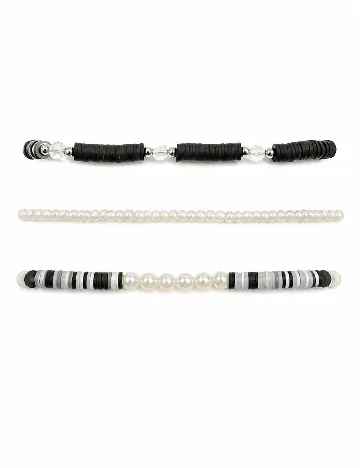 Set Bratari 3 bucati Trendz, mix culori