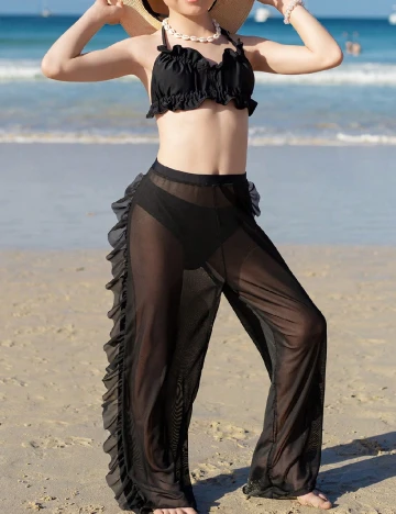 Costum de baie Shein Kids, negru