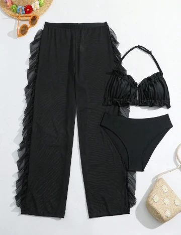 Costum de baie Shein Kids, negru