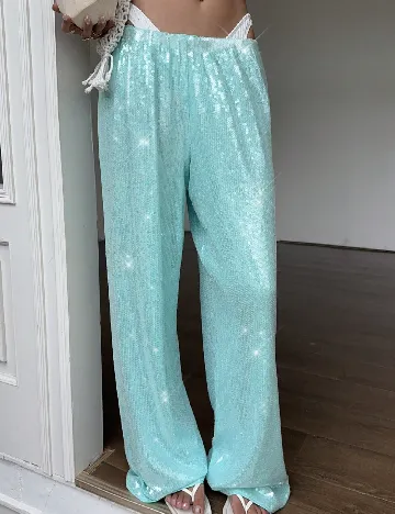 Pantaloni SHEIN, albastru