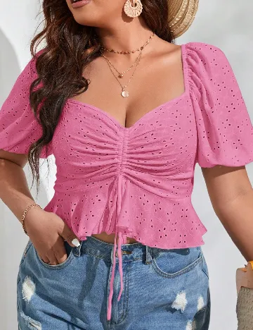 Top SHEIN CURVE, roz