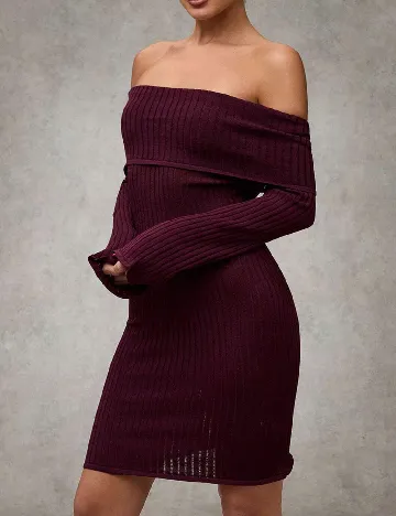 Rochie scurta SHEIN, visiniu