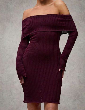 Rochie scurta SHEIN, visiniu