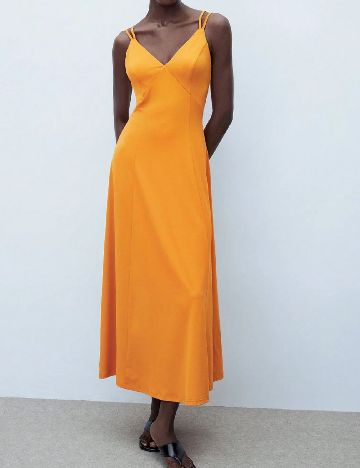 Rochie lunga SHEIN, portocaliu