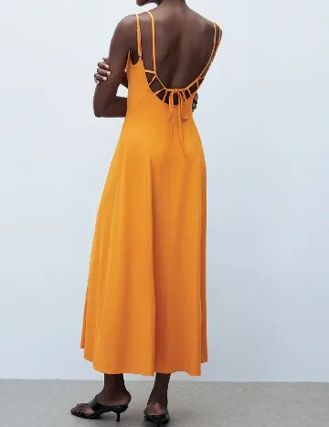 Rochie lunga SHEIN, portocaliu