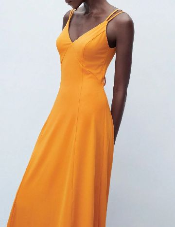 Rochie lunga SHEIN, portocaliu