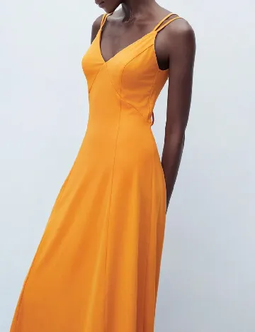 Rochie lunga SHEIN, portocaliu