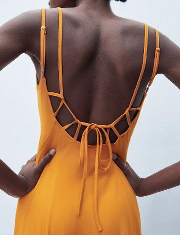 Rochie lunga SHEIN, portocaliu