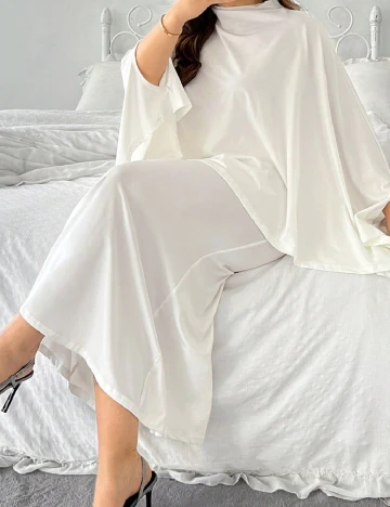 Compleu SHEIN CURVE, alb