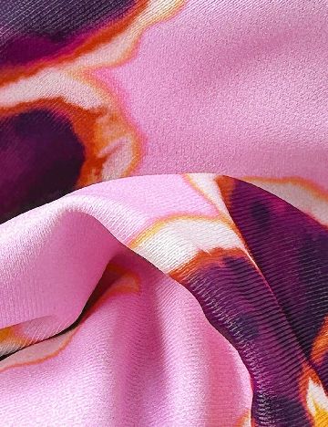 Costum de baie SHEIN CURVE, roz