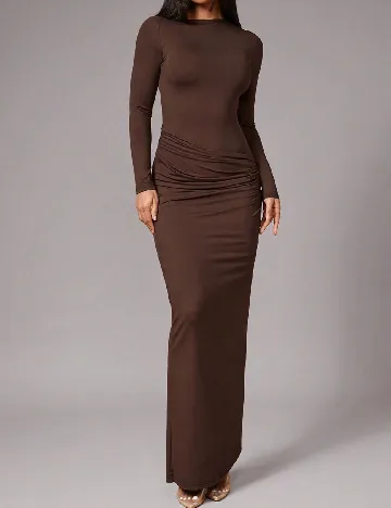 Rochie lunga SHEIN, maro